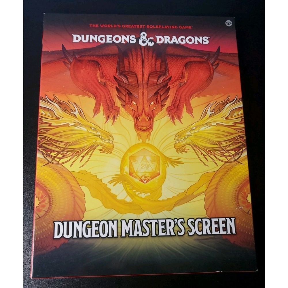 2024 Dungeons & Dragons Dungeon Master's Screen Greatest Role Playing Game